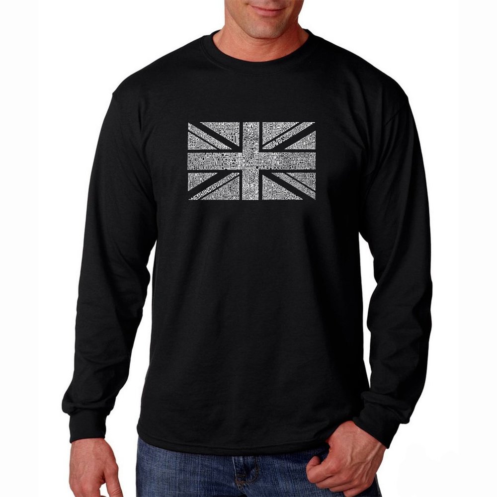 L.A. Pop Art NWT Union‎ jack long sleeve shirt
